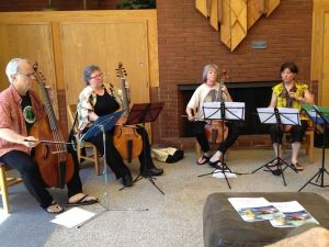 Shade of Presence Past Premiere, Conclave 2013. John Dornenburg, Margriet Tindemans, Wendy Gillespie, Brooke Green