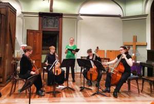 Josie and the Emeralds - Brooke Green, Fiona Ziegler, Josie Ryan, Laura Moore, Catherine Upex.