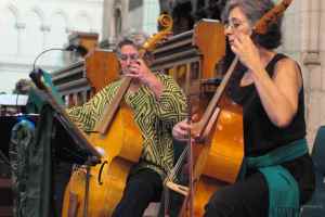 Mary Springfels and Margo Adelson, Traveling to the Question concert, 23/3/13